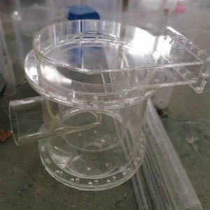 Tubes en plastique conçus en usine de tubes à bride acrylique pour un projet exact Livraison rapide Joint standard PMMA à bride acrylique - Product Image 5