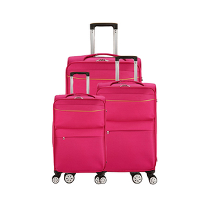 Personalizado suave lado ampliable tela maleta aeropuerto diseño <span class=keywords><strong>de</strong></span> viajes equipaje bolsa <span class=keywords><strong>de</strong></span> tela con ruedas - Product Image 1