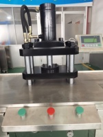 Machine compacte semi-automatique de poudre pour l'équipement vide de production de cosmétiques de palettes de fard à paupières