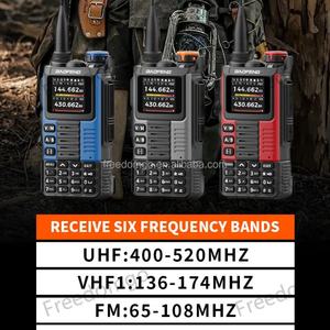 Nuevo Radio Profesional Bao Feng BF-K67PRO 640 Canales VHF/UHF 5W IPX-1 con Linterna Tipo-C, Walkie-Talkie de 2 Vías y 6 Bandas, Banda Aérea - Product Image 5