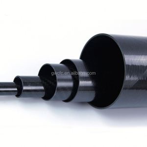 Tube en fibre de carbone de 15 mm formé par pressage JD, haute résistance - Product Image 2