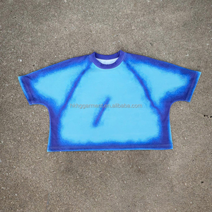 Camiseta 2026 Nueva con Lavado Ácido al por Mayor, Camiseta Vintage de Gran Gramaje con Impresión DTG para Hombre - Product Image 1