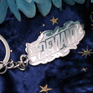 Portachiavi in Metallo Personalizzati, Ciondolo Rettangolare in Acciaio Inox con Logo, Charm Portachiavi Durevole con Nome o Logo - Product Image 5