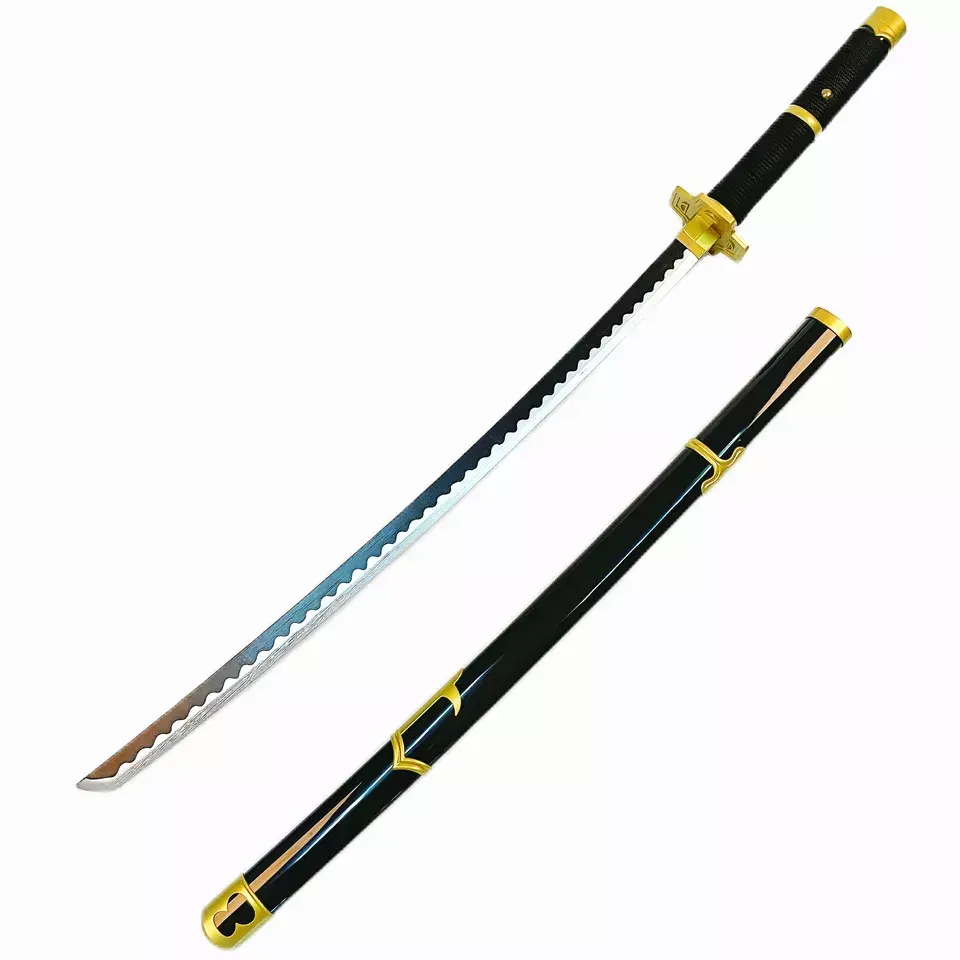 Japan Anime Cosplay Props Handwork Wooden Model Wholesale Weapon Bamboo Real Katana Toy Sword Wooden Sword 104 Cm