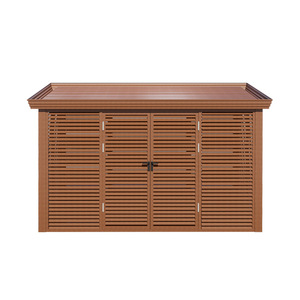 Caseta de herramientas con persianas para patio de <span class=keywords><strong>villa</strong></span>, almacenamiento simple resistente al viento y a <span class=keywords><strong>la</strong></span> lluvia, jardín, actividades móviles - Product Image 5