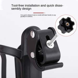 Xe đẩy em bé Xe đẩy giỏ hàng Xe Đạp Phụ kiện nhanh chóng phát hành chai Nước Chủ nhựa/nhựa đen - Product Image 5