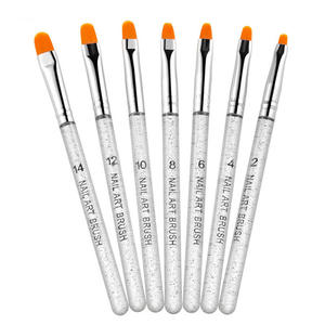 Wellflyer ใหม่แปรงทาเล็บศิลปะลายดอกไม้ปากกาอะคริลิคยูวีเจลด้ามไม้พายเครื่องมือทำเล็บแปรงเล็บ <span class=keywords><strong>NABR</strong></span>-001 - Product Image 6