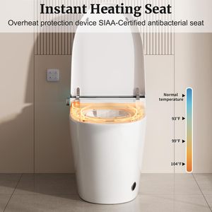 <span class=keywords><strong>WC</strong></span> intelligent en céramique de luxe, sanitaires automatiques, salle de bain intelligente - Product Image 3