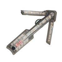 Luz de Señalización LED de Seguridad Recargable con Certificación CE ROHS, Luz de Guía de Flecha LED Plegable Portátil con 64 LED para Camiones y Automóviles