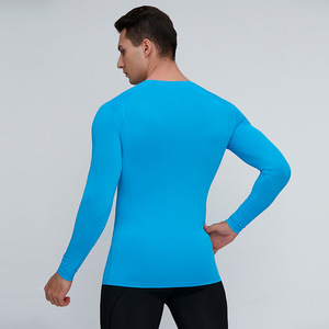 Tops de manga larga para hombre Premium de alta elasticidad de secado ultra rápido súper transpirable intensos para deportes al aire libre - Product Image 3