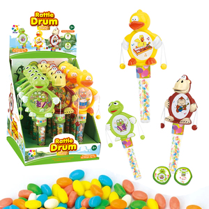 Giocattoli a Forma di Animali Cartoon con Sonaglio e Caramelle, Giocattoli Halal Originali Riempiti di Caramelle Dure - Product Image 1