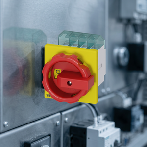 3 Pole <b>Push</b> <b>Button</b> <b>Switch</b> Disconnector 16A 400V Rotary Isolator <b>Switch</b> Yellow Panel Mount CE - Product Image 3