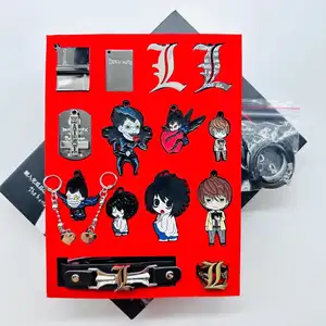 Cosplay Accessory Jewelry Set Death Note Anime Keychain Keychain Set Collection Gift Box