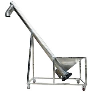 Modelo Actualizado de Transportador de Gránulos en Espiral de Acero Inoxidable Vertical para Polvo de Arroz, Polvo Plástico, Alimentos en Polvo, Condimentos y Harina - Product Image 1