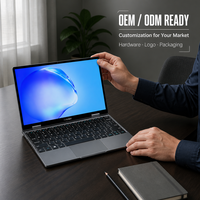 Laptop Lipat CHUWI Yoga 360 Intel 16GB RAM Layar IPS 10.51" 16:10 SSD Keyboard Inggris Bodi Aluminium Windows 11 Pro Baru