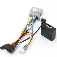 Arnés de Cableado de 16 Pines con Decodificador CANBUS para Estéreo Android DVD para Jeep Wrangler JK 2008-2018