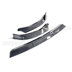 Front Bumper Lip Spoiler Diffuser <b>Splitters</b> Body Kit Aprons Cover Guard Trim for Mercedes Benz C Class W205 2019 2020 2021 - Product Image 2
