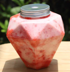 Bottiglia per Succo da 500ml Nuovo Design, Bottiglia Vuota in <span class=keywords><strong>Plastica</strong></span> PET per Bevande con Tappo in Alluminio per Latte, Succo, Tè - Product Image 4