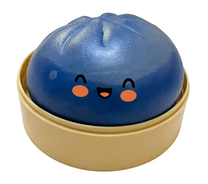 <b>Glitter</b> Dumpling Stress Balls Fidget Sensory Toy Squeeze Dough Ball Stress Relief Hand Toy Bun with Food Steamer Stretchy Toys - Product Image 4