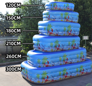 Piscina Gonfiabile per Bambini 1-6 Anni, 3 Metri, per Esterni, Piscina con Palline in PVC per Spiaggia - Product Image 2