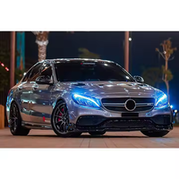 Kit de conversion de pare-chocs pour Mercedes-Benz Classe C W205 (version pré-cédente) en C63 2015-2018 - Pare-chocs avant W205 - Kit carrosserie C63