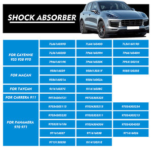 Amortisseur à ressort de Suspension pneumatique avant et arrière Felendo pour Paramera Macan Cayenne Cayman <span class=keywords><strong>Taycan</strong></span> 911 718 amortisseur pneumatique - Product Image 5