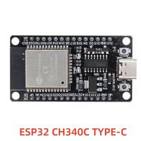 Carte d'extension ESP32 TYPE-C USB CH340C CP2102 WiFi+ Ultra-faible consommation double cœur ESP32-DevKitC-32 ESP-WROOM-32