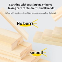 Bloques de Construcción de Madera Natural Sólida Premium para Niños, 3D DIY, Creación Libre, 400 Piezas, Estilo Arquímedes, para Estimular la Imaginación Infantil
