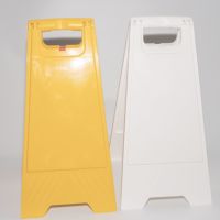 Panneau de sol humide jaune personnalisé Avertissement de trafic produit avec message imprimé