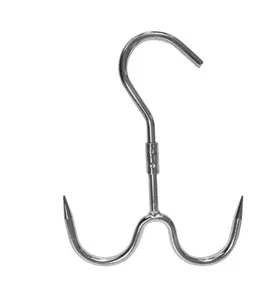 12 inch đôi xoay thịt Móc thép không gỉ butcher treo móc cho chế biến thịt và lưu trữ - Product Image 1