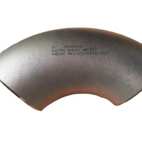 Coude en acier inoxydable 16.9 à 90 degrés, prix d'usine, ASME B 304, SCH10S, SCH20, SCH40, SCH XS, SCH80, SCH160