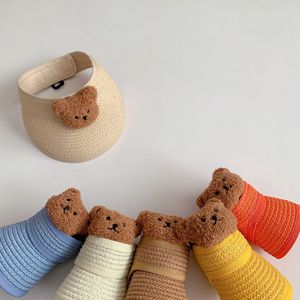 Super carino estivo protezione solare cappello da orso <span class=keywords><strong>per</strong></span> <span class=keywords><strong>bambini</strong></span> nuovo parasole neonato pieghevole <span class=keywords><strong>per</strong></span> viaggi e attività all'aperto - Product Image 3