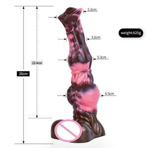 <span class=keywords><strong>Consoladores</strong></span> de animales enormes con juguete sexual de silicona de fantasía con ventosa realista Consolador de caballo largo Tapón anal enorme Maduro - Product Image 2