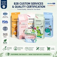 Mini lingettes humides pour bébé, paquet de 8, motif animalier de dessin animé, pour nourrissons et tout-petits, nettoyage des mains et de la bouche, portables, à tirer, toutes saisons