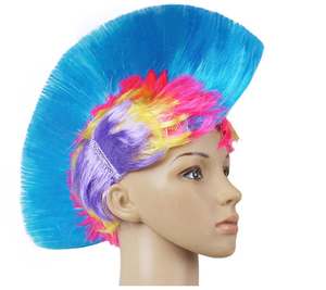 <span class=keywords><strong>Pas</strong></span> <span class=keywords><strong>cher</strong></span> de haute qualité Fans de Football Couleur <span class=keywords><strong>Perruque</strong></span> Cirque Costume Party Cap Cheerleading Party Carnival Day Perruques - Product Image 6