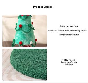 Entrega Rápida, Árbol de Navidad para Gatos de 20.9'' de Altura, Torre de Sisal, Material Ecológico, Regalo Festivo para Gatos Grandes - Product Image 5