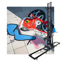 Impresora UV de Pared Todo en Uno con Riel de Rueda, Impresora Vertical 3D para Paredes, Impresora 3D para Pintar Fondos de Pared