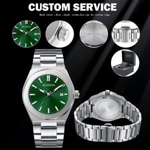 Reloj de Pulsera de Lujo para Hombre, de Acero Inoxidable de Alta Calidad, con Logotipo Personalizado al por Mayor, Diseño Luminoso y Hueco, de Alta Gama - Product Image 2