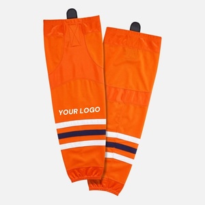Free Design Custom Hockey <strong>Socks</strong> Breathable Team Sublimated Logo High Quality <strong>Polyester</strong> Senior Practice <strong>Socks</strong> - Product Image 1