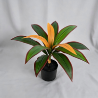 Plante artificielle décorative en plastique Dracaena, grand arbre en pot, fausse verdure pour la décoration intérieure de la maison, de l'hôtel, du café, du bureau, anniversaire