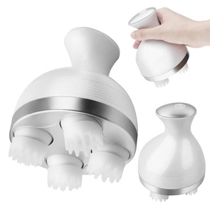 Brosse de massage électrique vibrante pour le cuir chevelu, pour usage domestique - Product Image 1