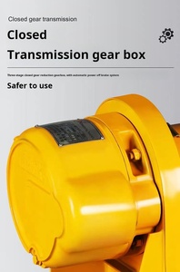 Argano elettrico nuovo modello 1 Ton 2 Ton 3 Ton 5 Ton 10 Ton 380V costruzione trifase filo di acciaio corda imbracatura gru - Product Image 5