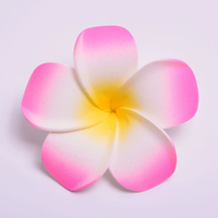 Jepit Rambut Bunga Plumeria Grosir Qianjin, Jepit Rambut Frangipani Tropis Model Duckbill, Aksesoris Pantai