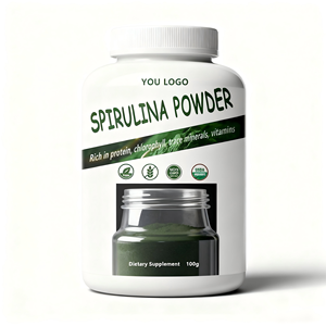 Usine de supplément de fibres alimentaires de poudre de spiruline biologique de haute qualité-prix personnalisation antioxydant de spiruline - Product Image 1