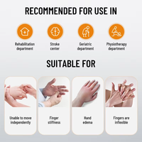 Gants de robot électrique pour la rééducation des dysfonctionnements des mains Équipement de fourniture de soins de santé-Thérapie d'entraînement des mains pour l'hémiplégie