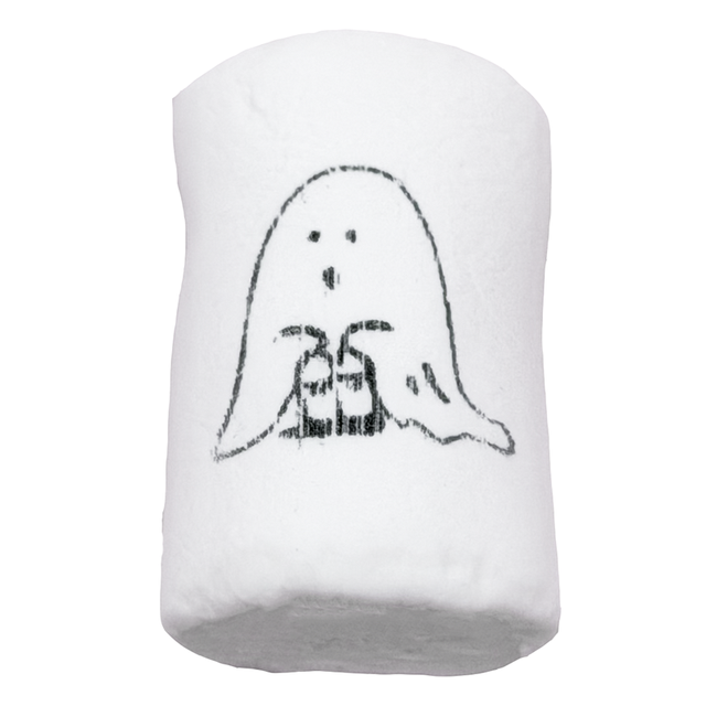 New Arrival Halloween  OEM High Quality Cube Shape White Marshmallow Pattern Colorful