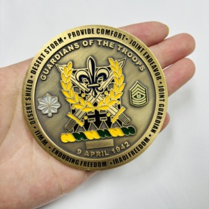 Fabricación de monedas de recuerdo de China con 2 lados, recuerdo Chapado en latón antiguo, fabricante de monedas personalizado de metal 3D - Product Image 3