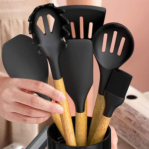 <span class=keywords><strong>THEONE</strong></span> Juego de Utensilios de Cocina de Silicona de Grado Alimenticio Ecológico de Diseño Moderno de 33 Piezas, Juego de Accesorios de Cocina Antiadherentes - Product Image 2