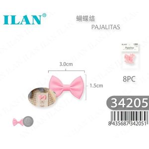 Fiocchi per capelli Ilan 3.0x1.5cm Rosa 8 pezzi per accessori per capelli - Product Image 1