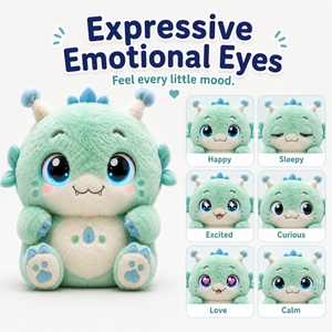 Juguete de Peluche con IA, Ojos LED Expresivos, Diálogo por Voz Inteligente, Aprendizaje Multilingüe, Robot Parlante, Compañero de Peluche para Niños - Product Image 6